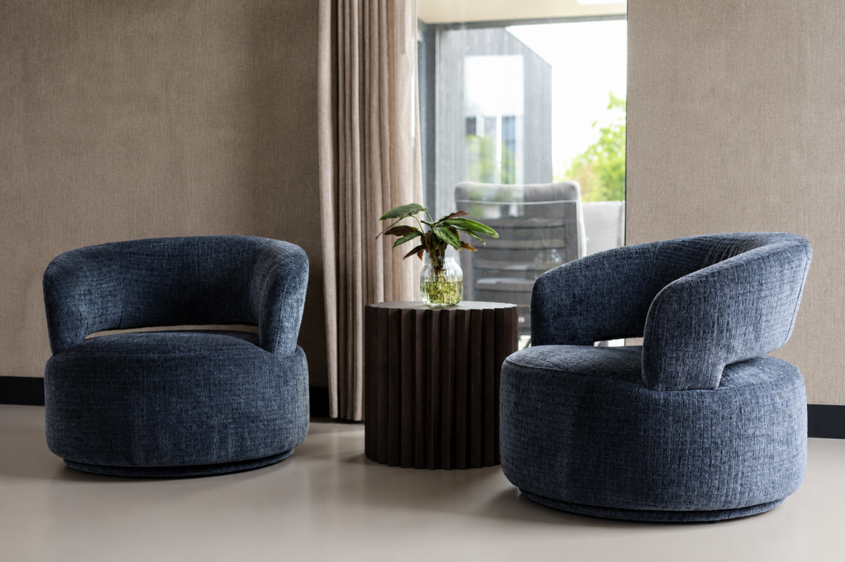 Luxe woonkamer villa Den Hoorn